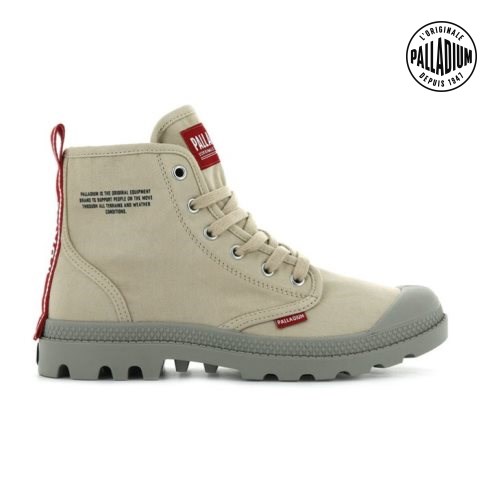 Bottes Palladium Pampa Hi Dare Femme Kaki | FR XYD721U